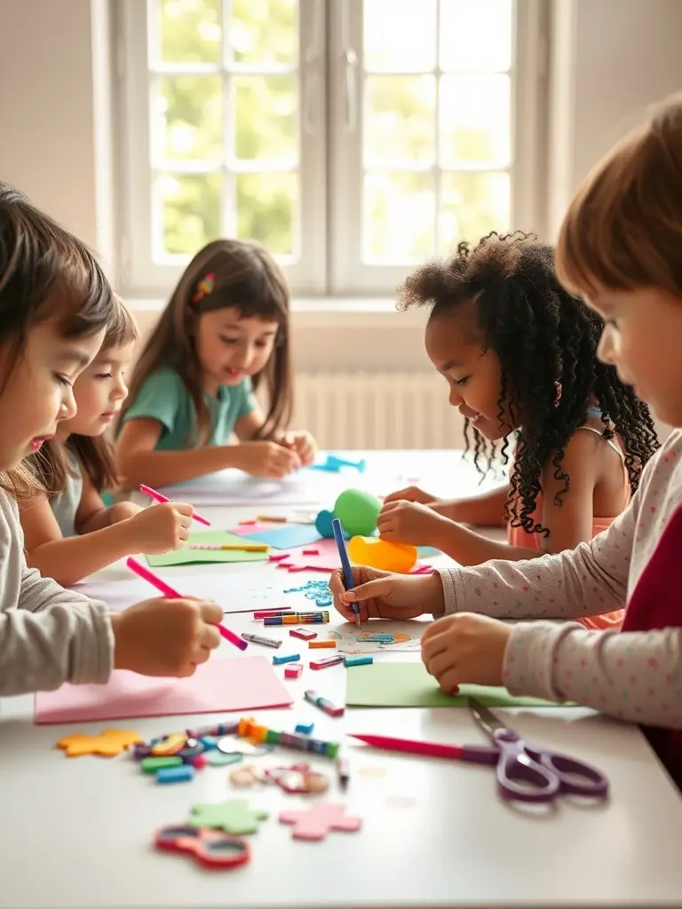 A diverse group of people participating in a country-themed workshop at GEM S COUNTRY CLUB, highlighting the club's dedication to providing accessible artistic practices.